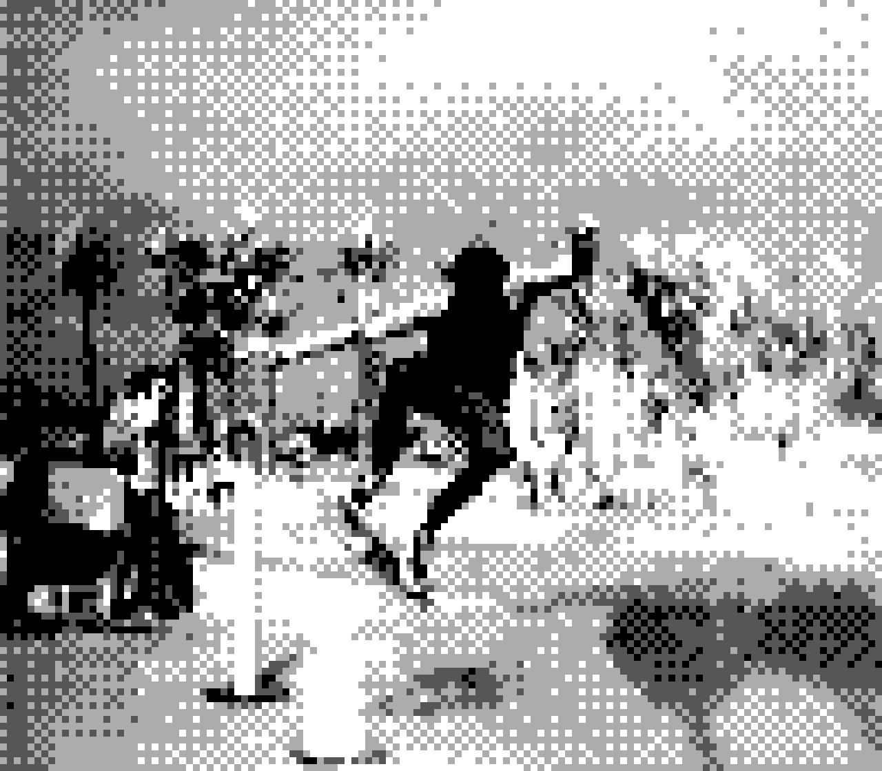 Skateboarder doing a trick, Venice Beach